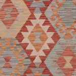 Kelim Rug - Splash - 202 x 156 cm - multicolored