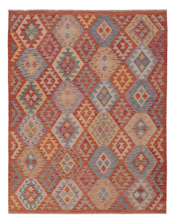 Kelim Rug - Splash - 201 x 158 cm - multicolored