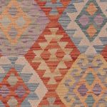 Kelim Rug - Splash - 201 x 158 cm - multicolored