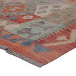 Kelim Rug - Splash - 202 x 153 cm - multicolored