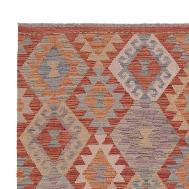 Kelim Rug - Splash - 203 x 155 cm - multicolored