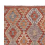 Kelim Rug - Splash - 203 x 155 cm - multicolored