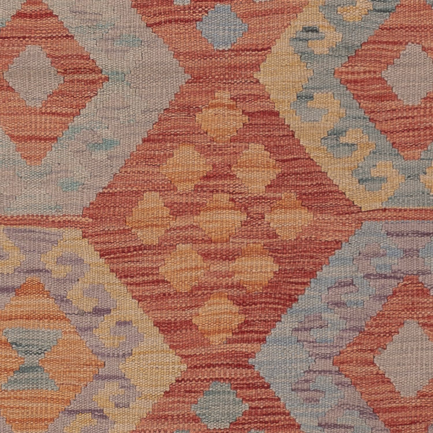 Kelim Rug - Splash - 190 x 152 cm - multicolored