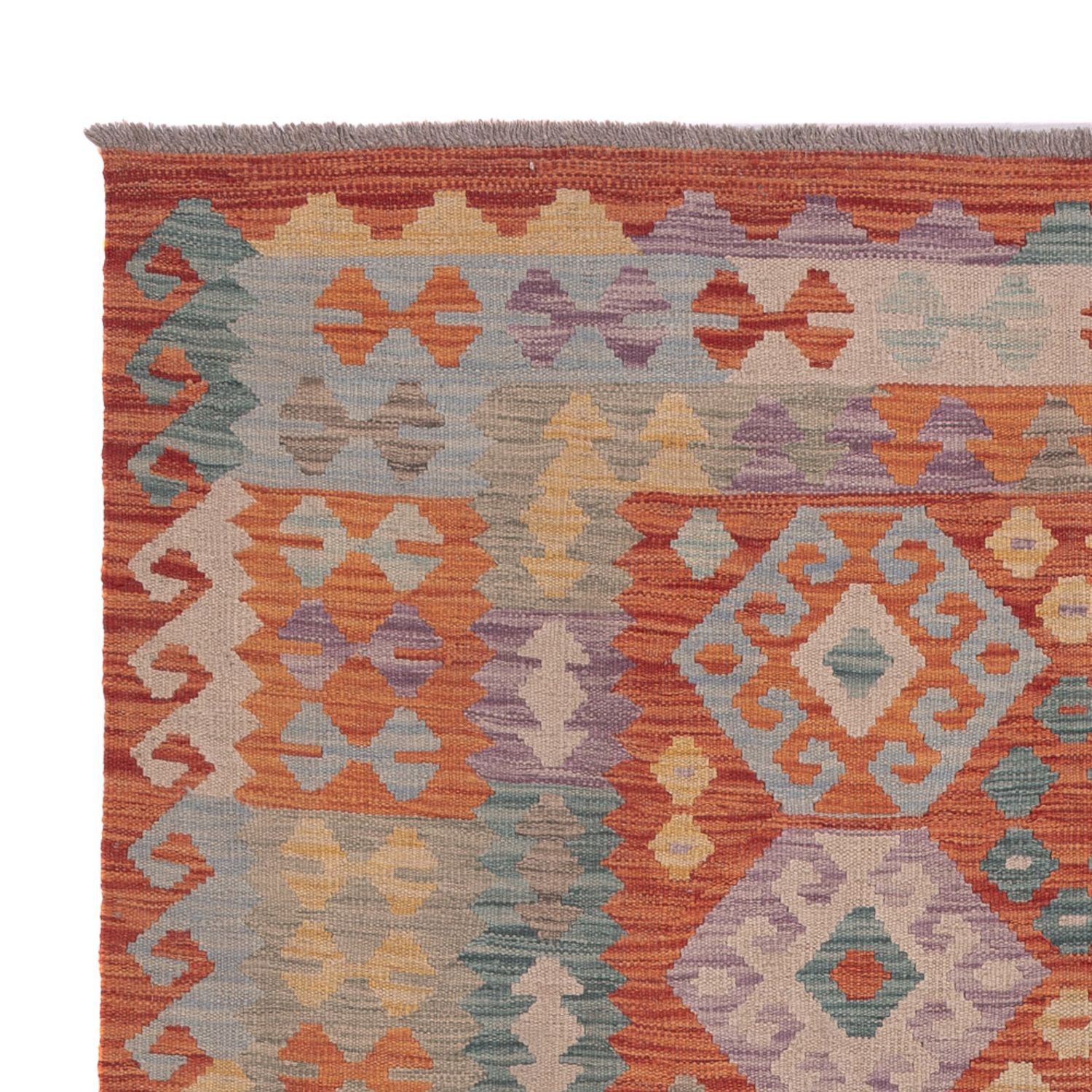 Kelim Rug - Splash - 195 x 149 cm - multicolored