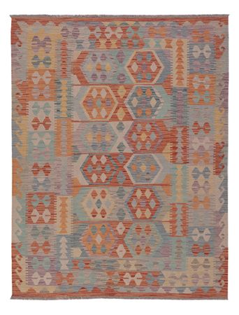 Kelim Rug - Splash - 198 x 149 cm - multicolored