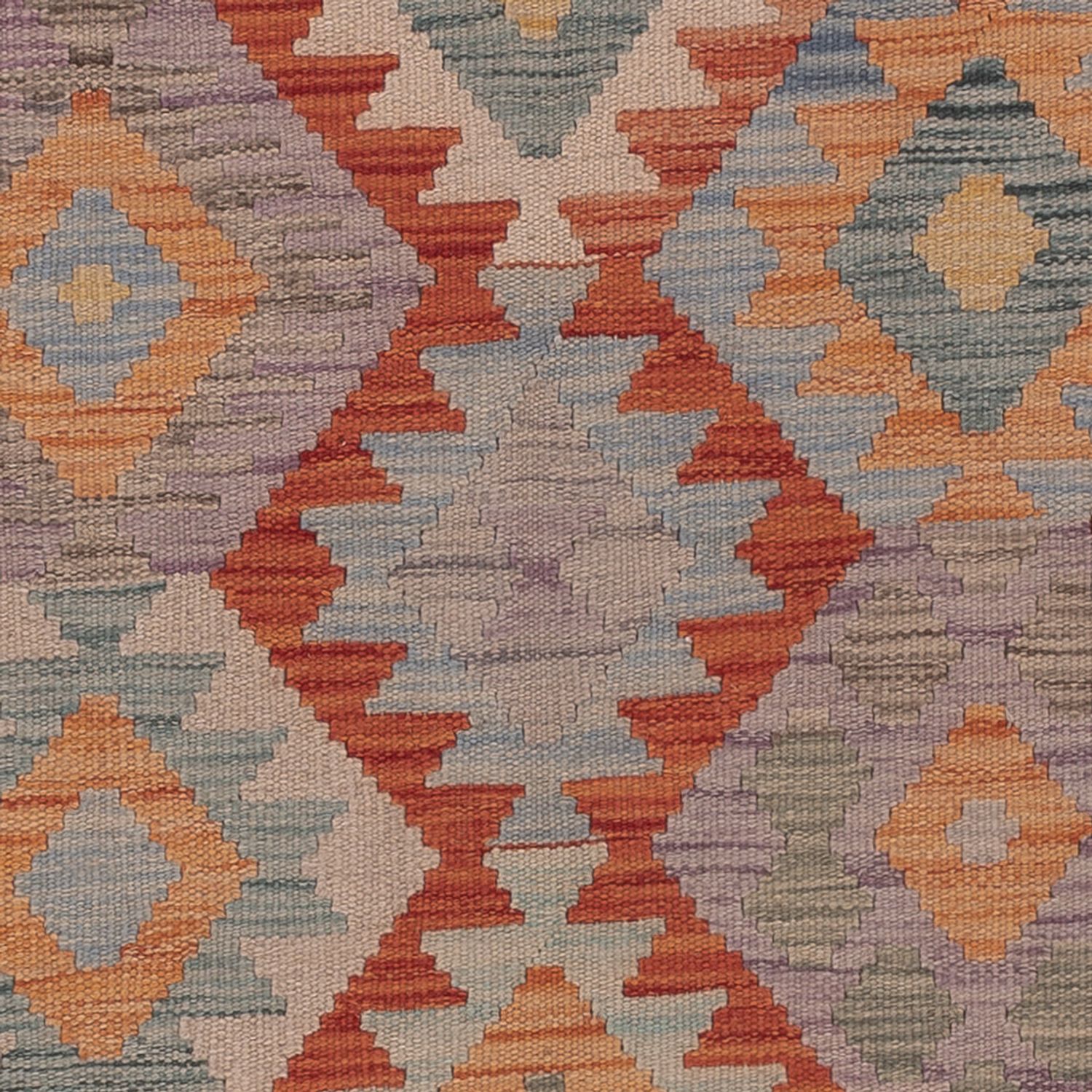 Kelim Rug - Splash - 193 x 148 cm - multicolored