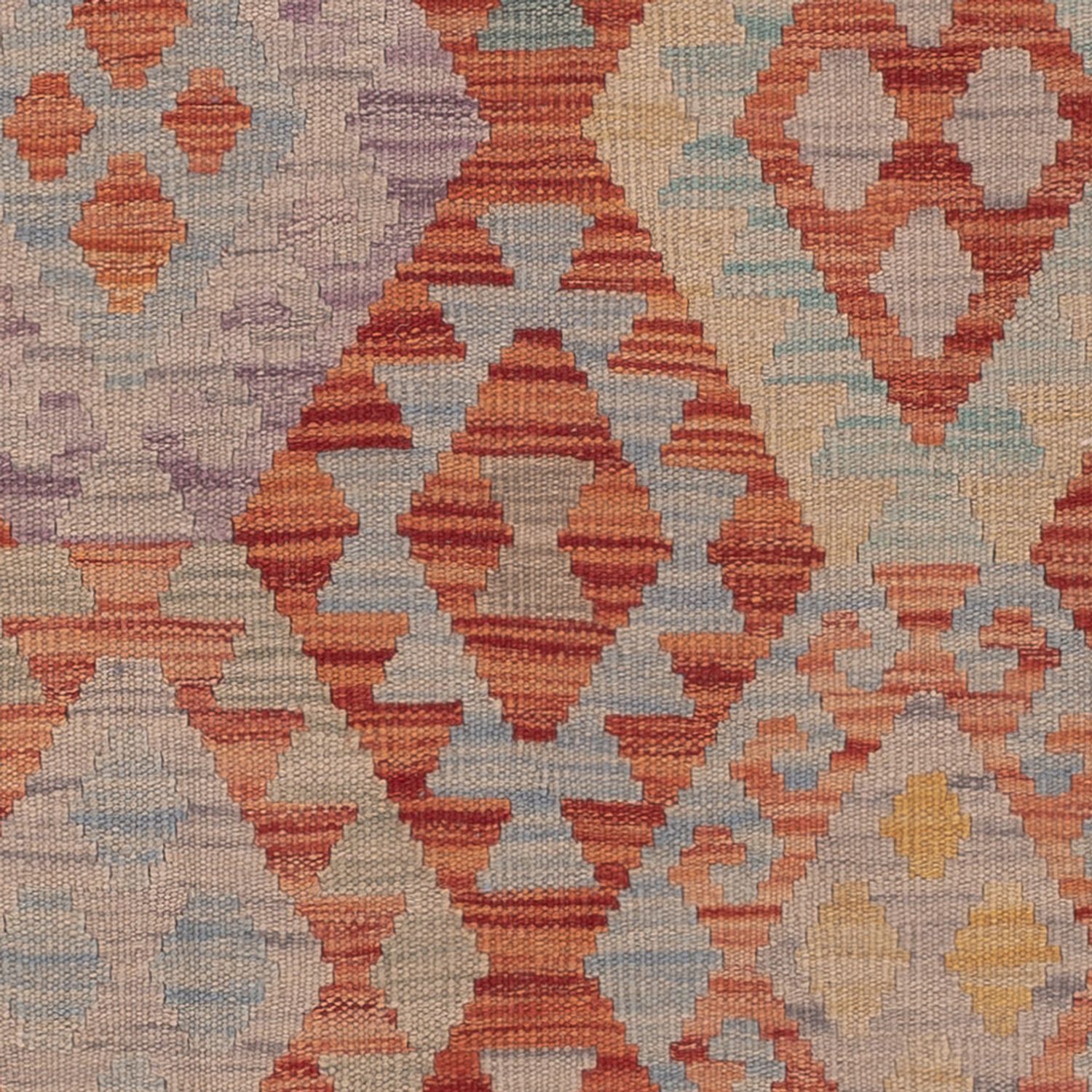 Kelim Rug - Splash - 192 x 151 cm - multicolored