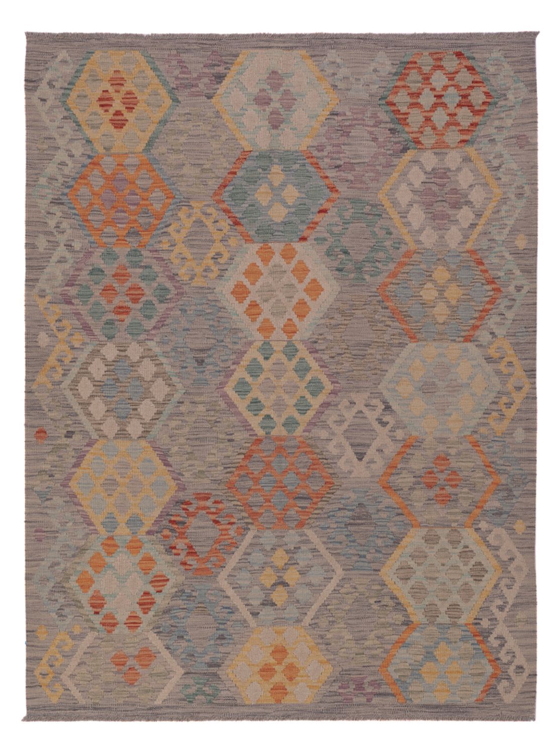 Kelim Rug - Splash - 200 x 153 cm - multicolored