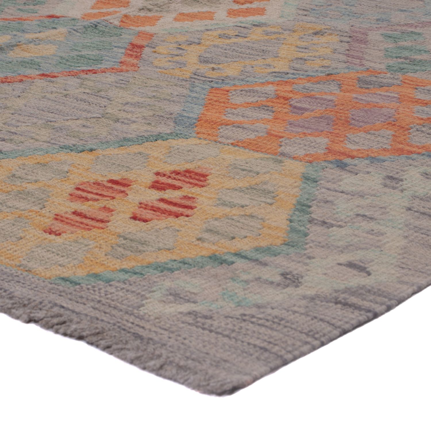 Kelim Rug - Splash - 200 x 153 cm - multicolored