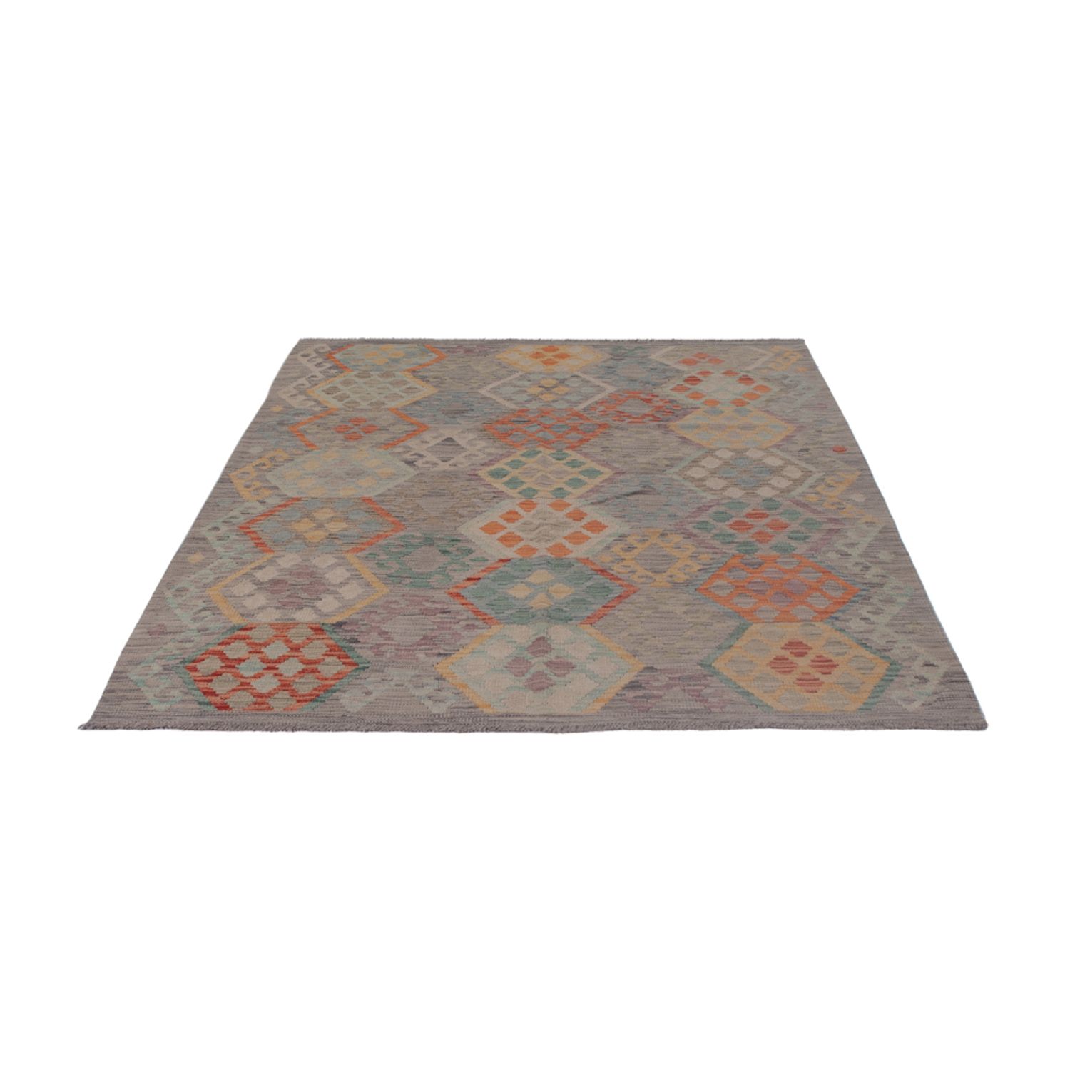 Kelim Rug - Splash - 200 x 153 cm - multicolored