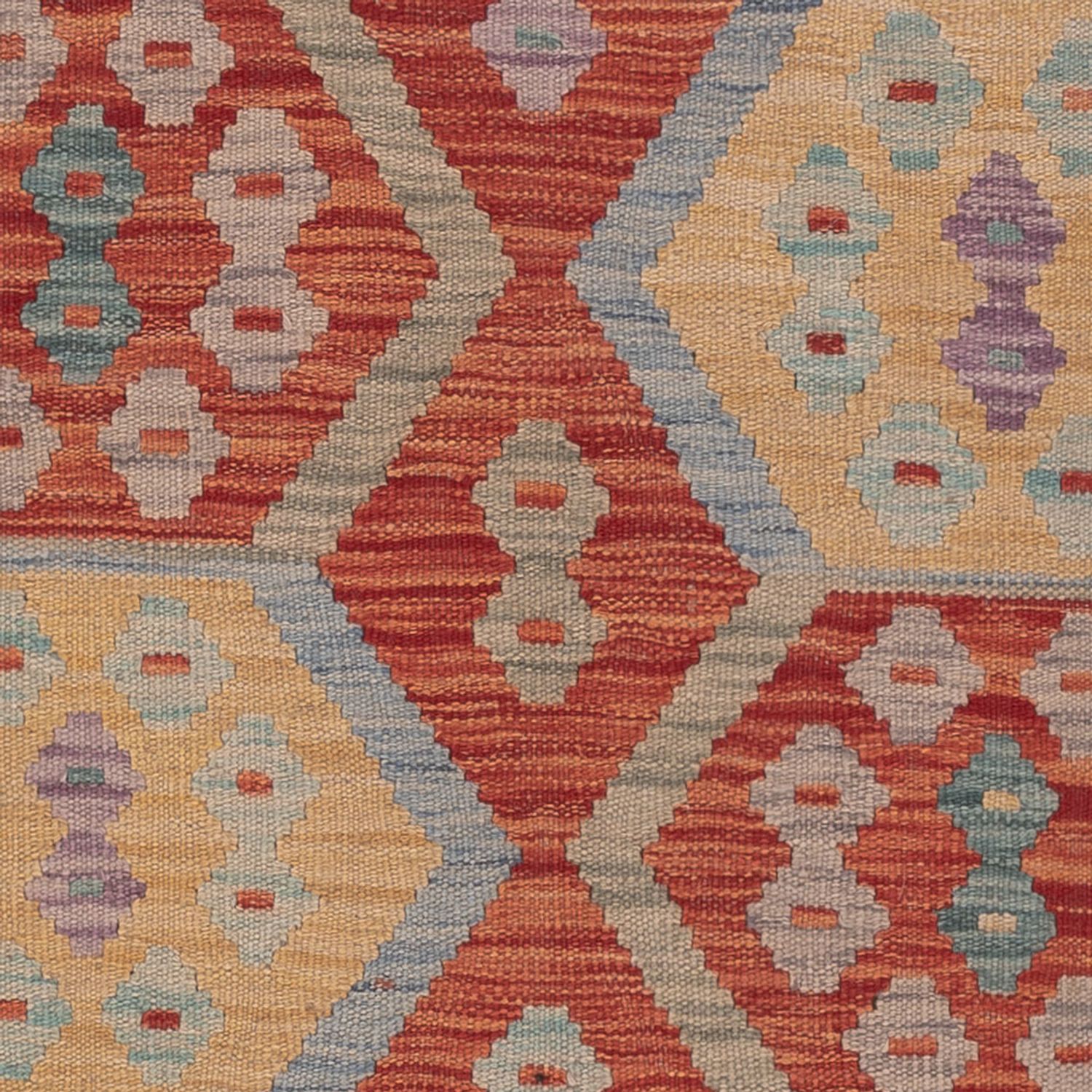 Kelim Rug - Splash - 197 x 150 cm - multicolored