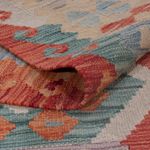 Kelim Rug - Splash - 197 x 150 cm - multicolored