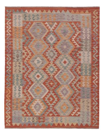 Kelim Rug - Splash - 198 x 152 cm - multicolored