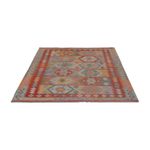 Kelim Rug - Splash - 202 x 150 cm - multicolored