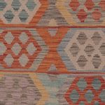 Kelim Rug - Splash - 198 x 150 cm - multicolored