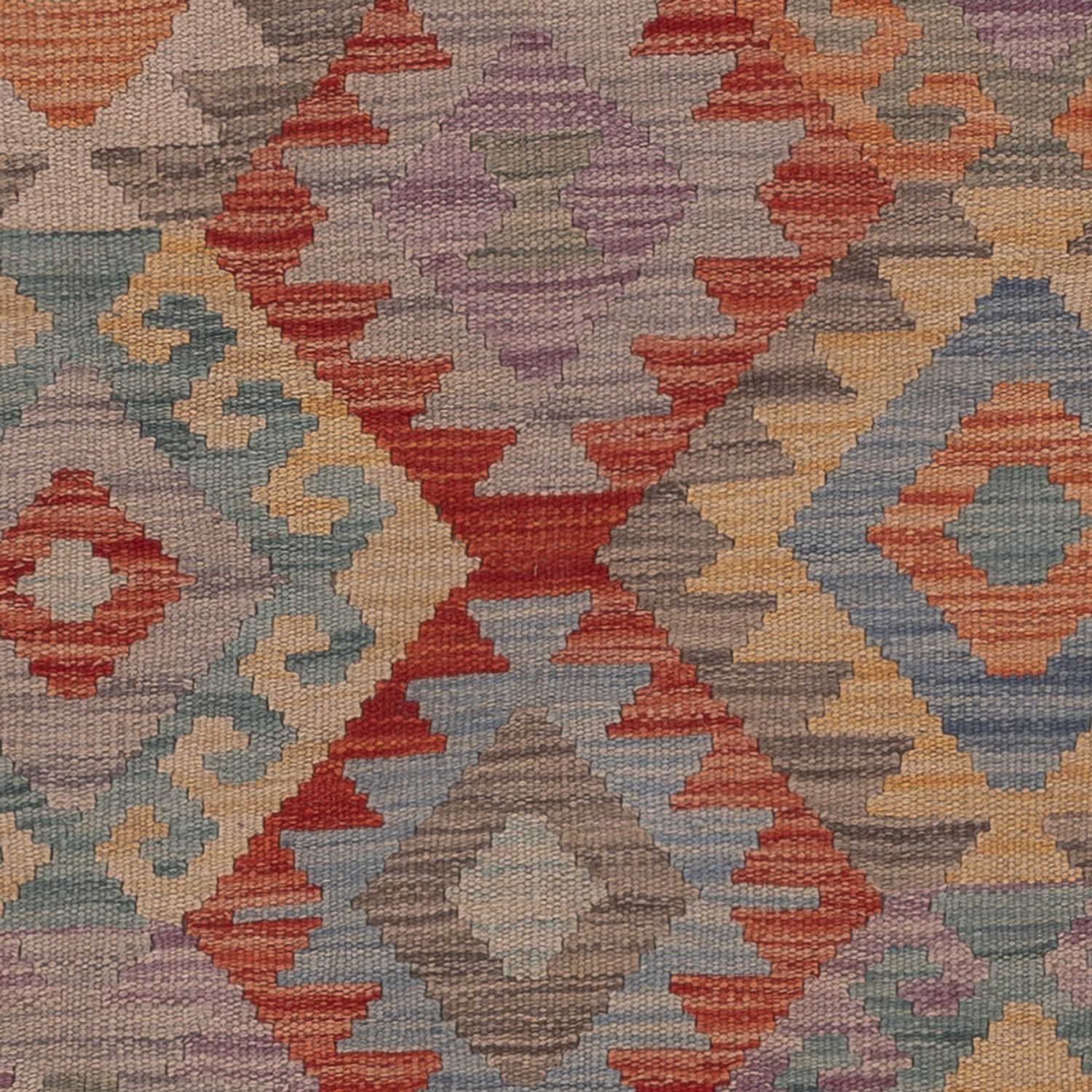 Kelim Rug - Splash - 192 x 150 cm - multicolored