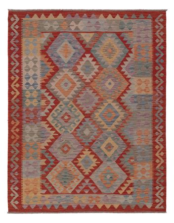 Kelim Rug - Splash - 192 x 150 cm - multicolored