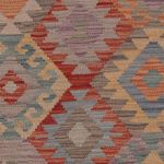 Kelim Rug - Splash - 192 x 150 cm - multicolored