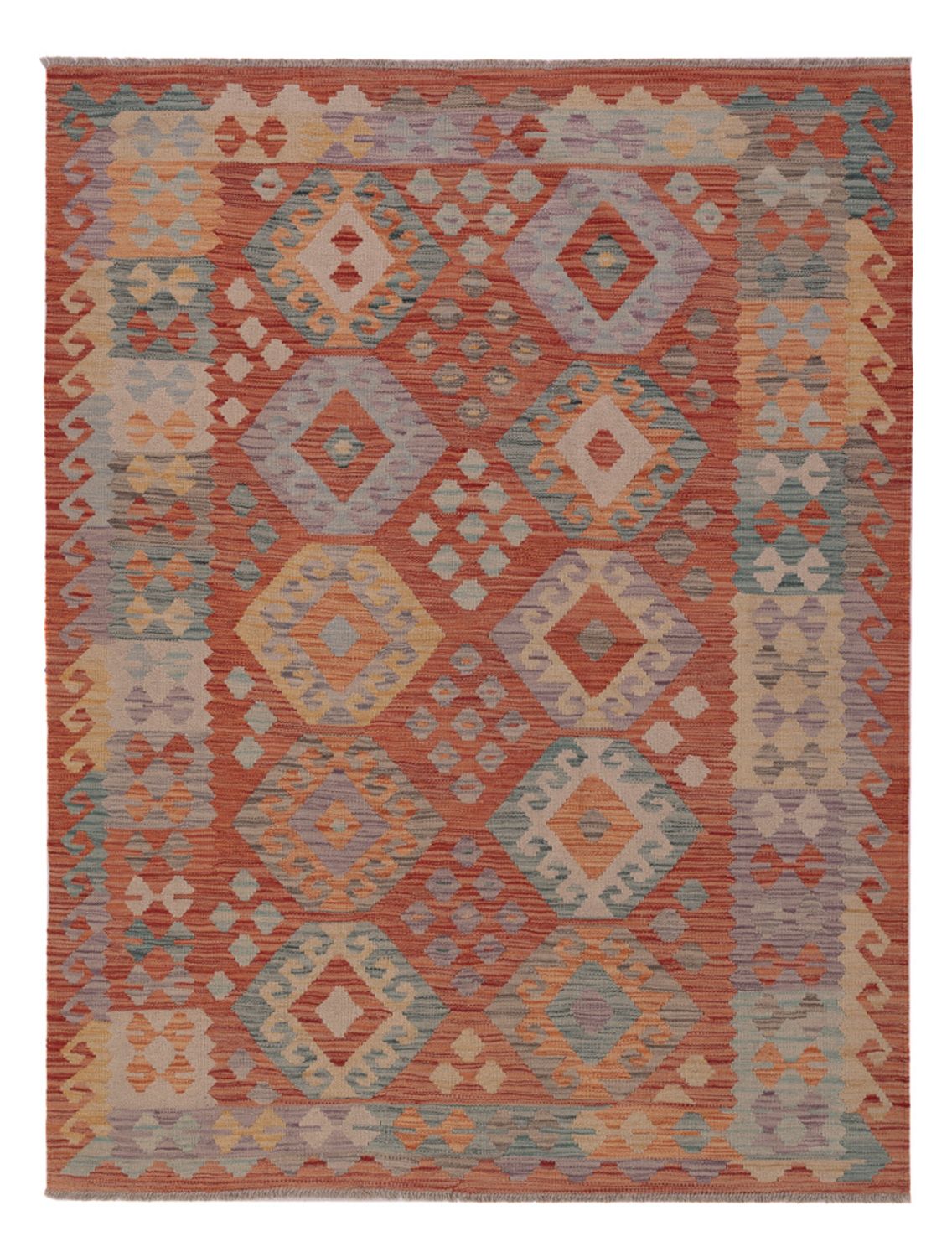 Kelim Rug - Splash - 200 x 148 cm - multicolored