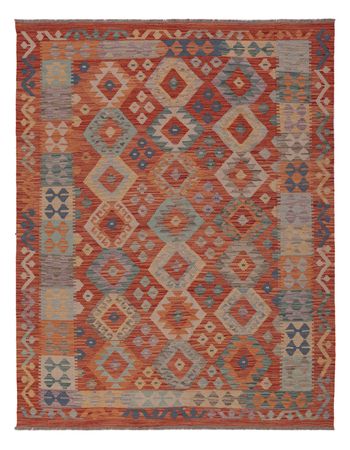 Kelim Rug - Splash - 198 x 154 cm - multicolored