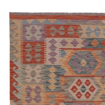 Kelim Rug - Splash - 192 x 146 cm - multicolored
