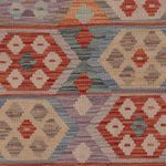 Kelim Rug - Splash - 192 x 146 cm - multicolored