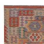 Kelim Rug - Splash - 192 x 146 cm - multicolored