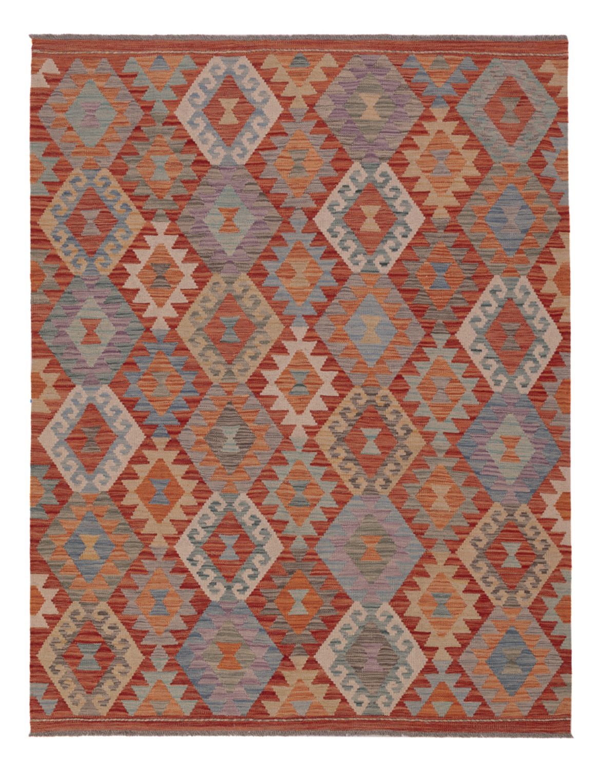 Kelim Rug - Splash - 200 x 153 cm - multicolored
