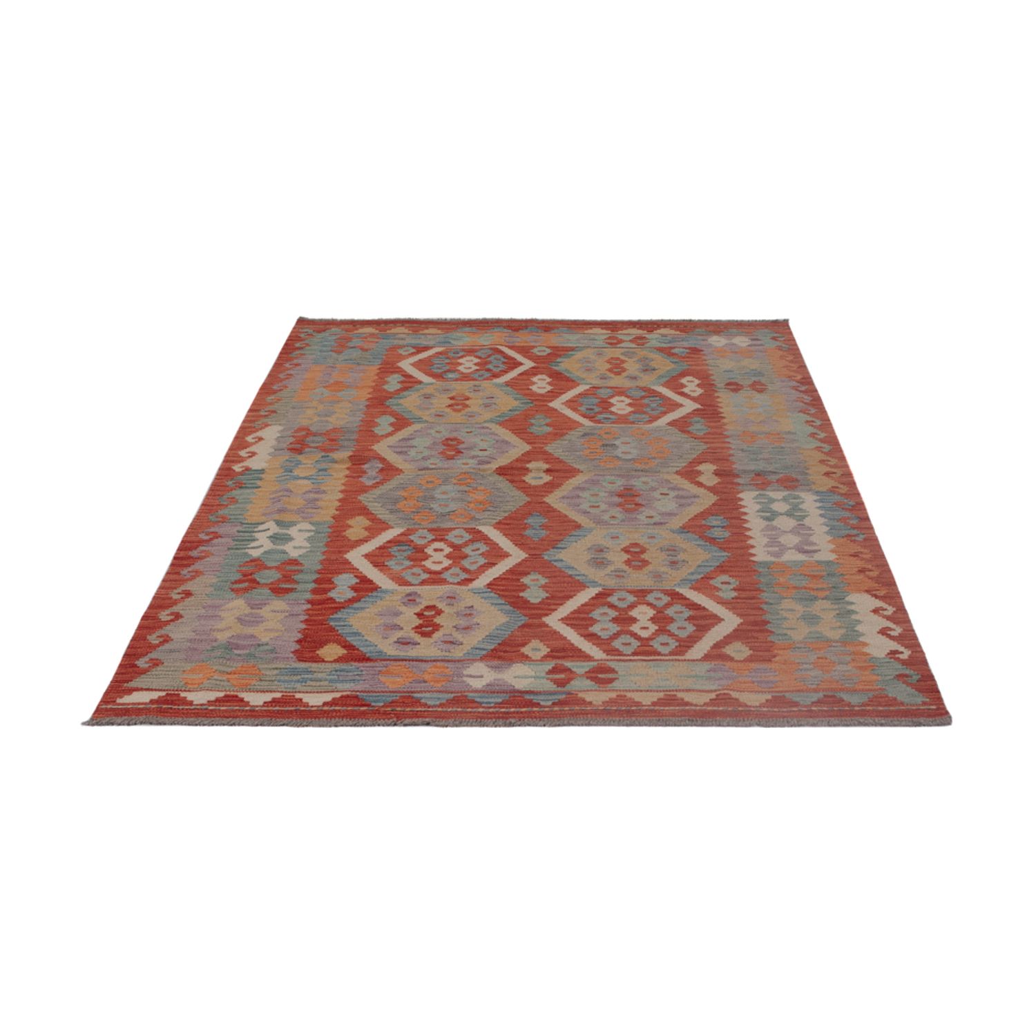 Kelim Rug - Splash - 200 x 150 cm - multicolored