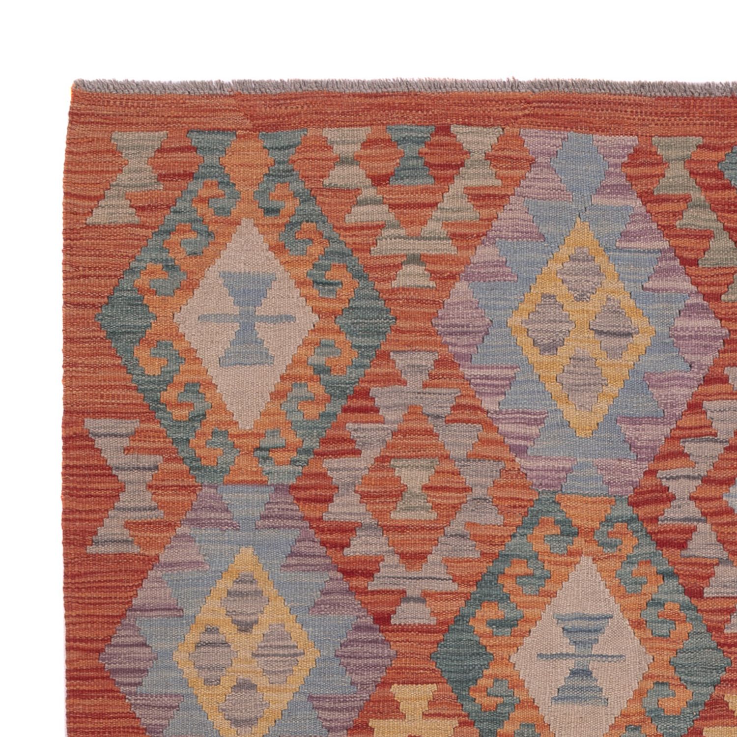 Kelim Rug - Splash - 200 x 155 cm - multicolored