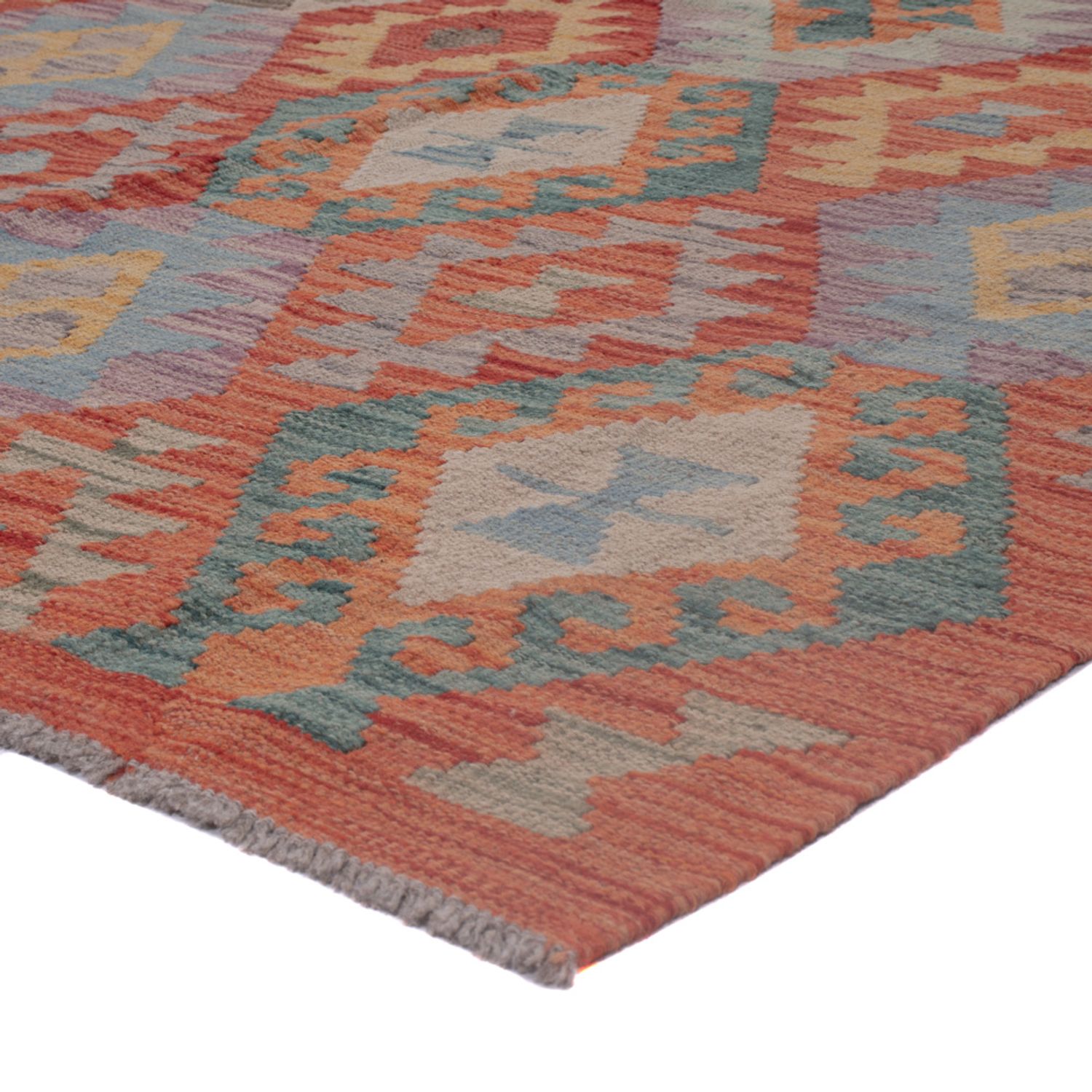 Kelim Rug - Splash - 200 x 155 cm - multicolored