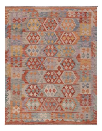 Kelim Rug - Splash - 193 x 150 cm - multicolored