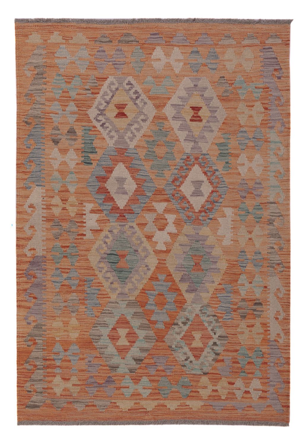 Kelim Rug - Splash - 147 x 104 cm - multicolored