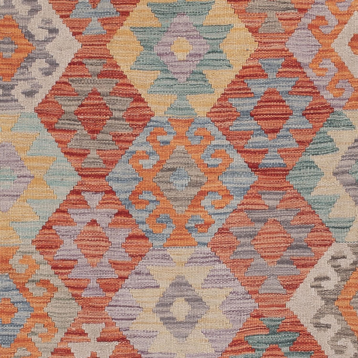 Kelim Rug - Splash - 243 x 179 cm - multicolored