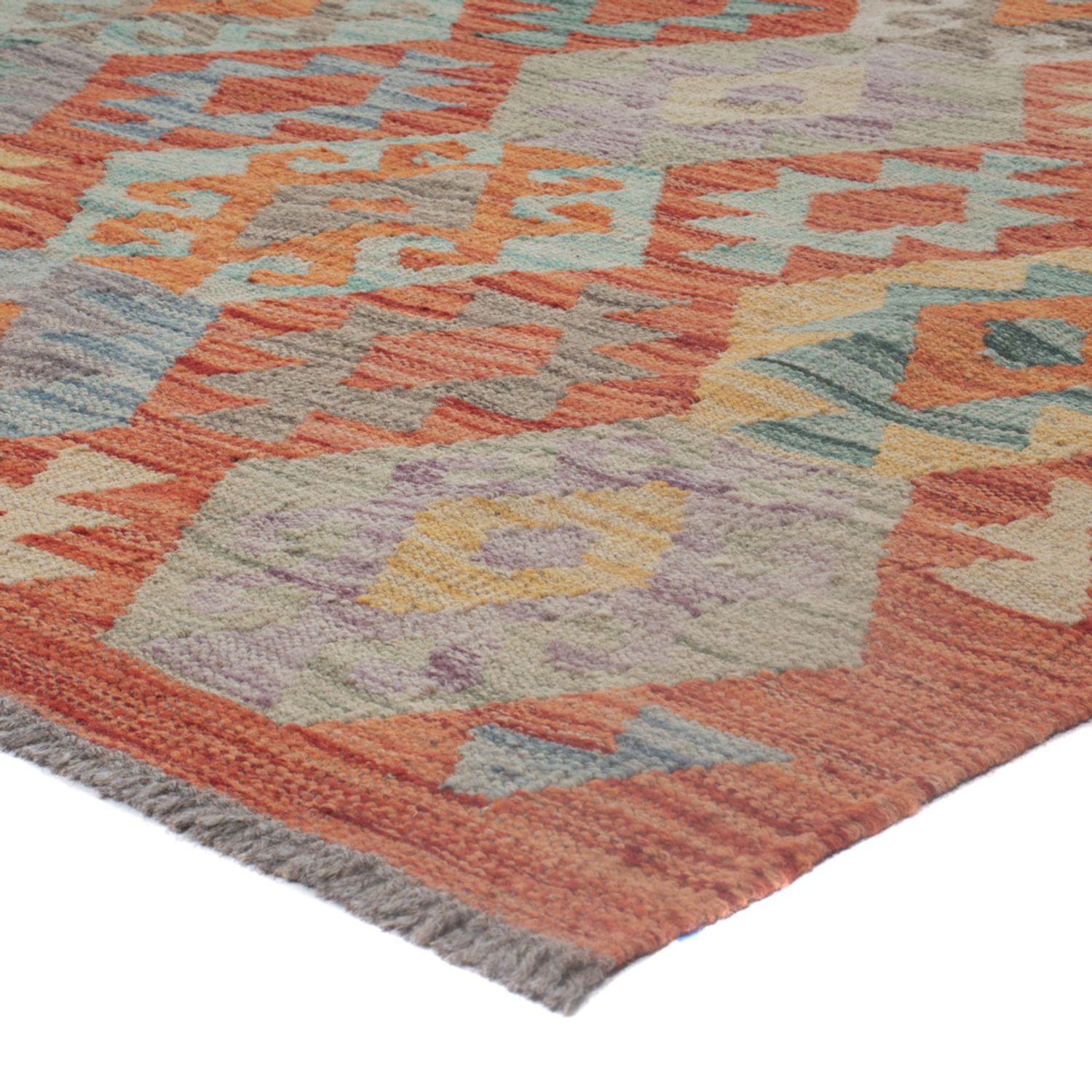 Kelim Rug - Splash - 243 x 179 cm - multicolored