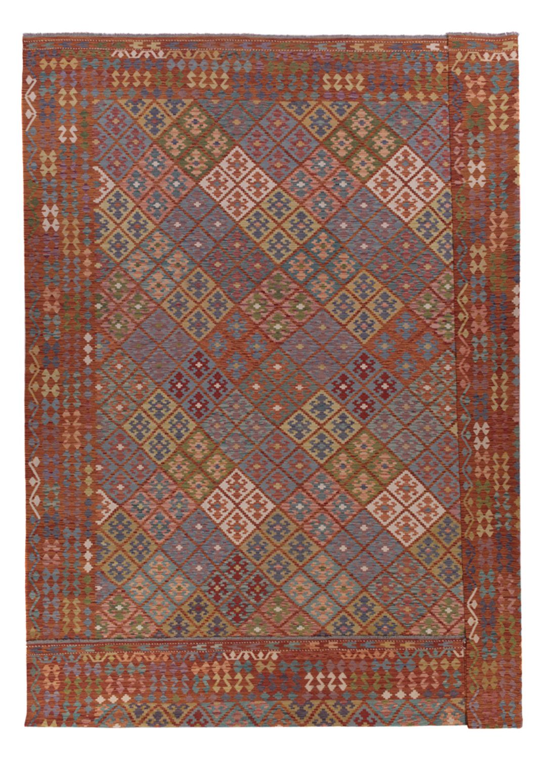 Runner Kelim Rug - Splash - 507 x 360 cm - multicolored