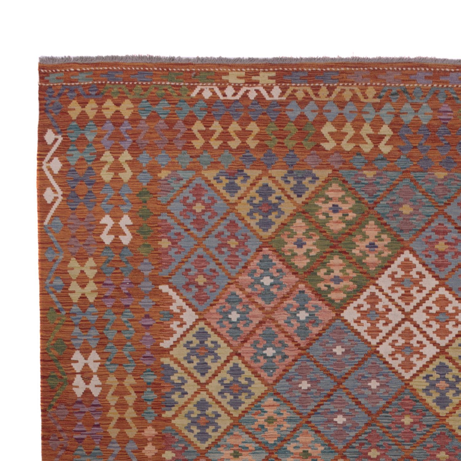 Runner Kelim Rug - Splash - 507 x 360 cm - multicolored