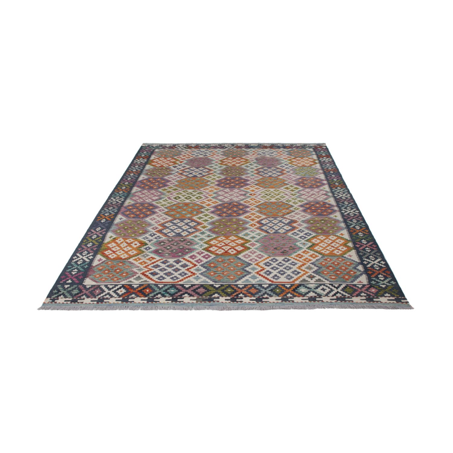 Kelim Rug - Splash - 291 x 207 cm - multicolored