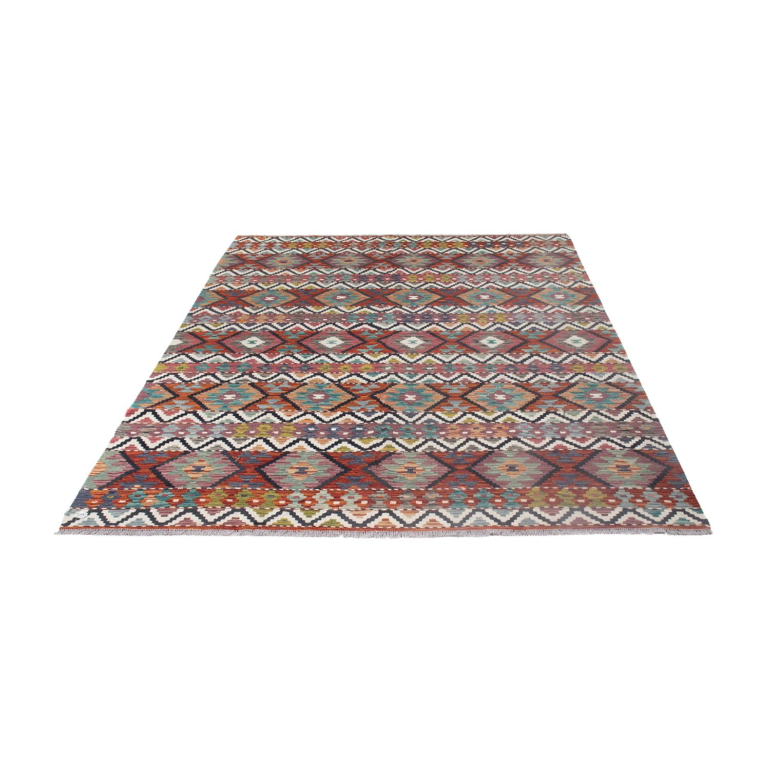 Kelim Rug - Splash - 303 x 198 cm - multicolored