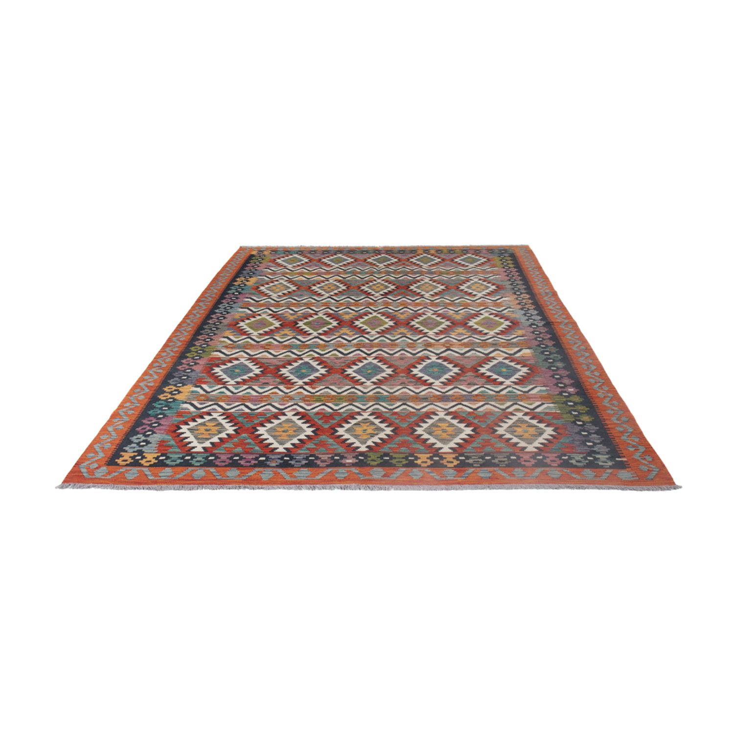 Kelim Rug - Splash - 295 x 211 cm - multicolored
