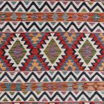 Kelim Rug - Splash - 295 x 211 cm - multicolored