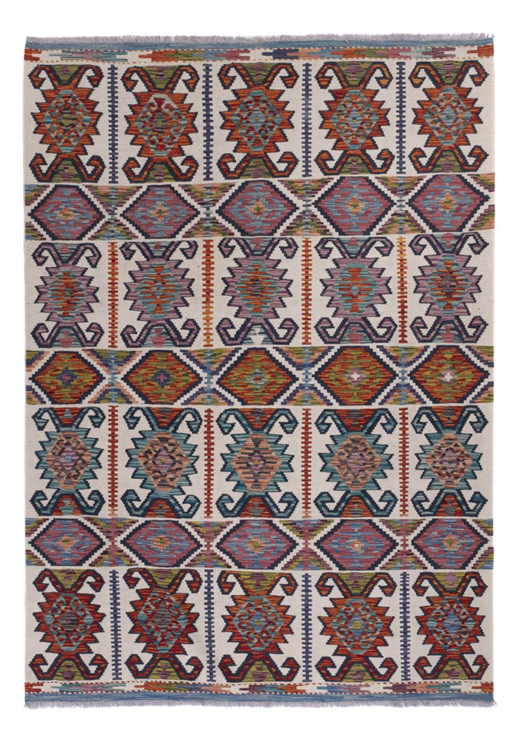 Kelim Rug - Splash - 238 x 183 cm - multicolored