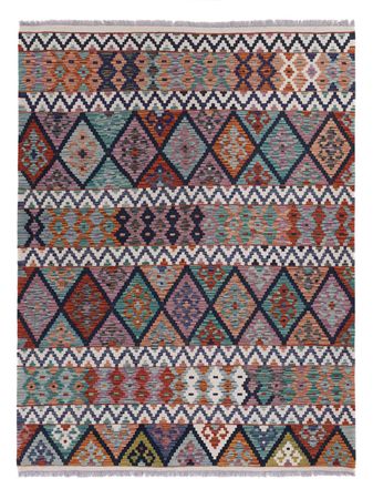 Kelim Rug - Splash - 241 x 185 cm - multicolored