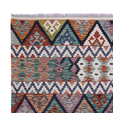 Kelim Rug - Splash - 241 x 185 cm - multicolored