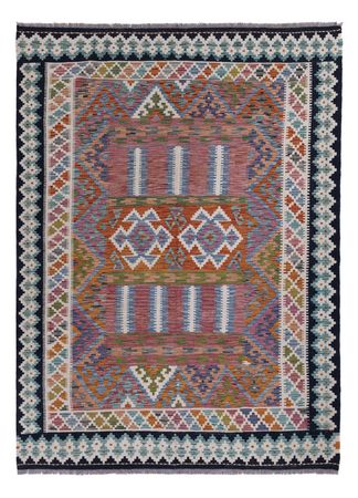 Kelim Rug - Splash - 248 x 178 cm - multicolored