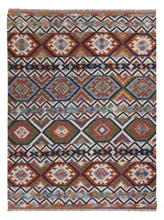 Kelim Rug - Splash - 256 x 190 cm - multicolored