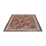 Kelim Rug - Splash - 192 x 157 cm - multicolored