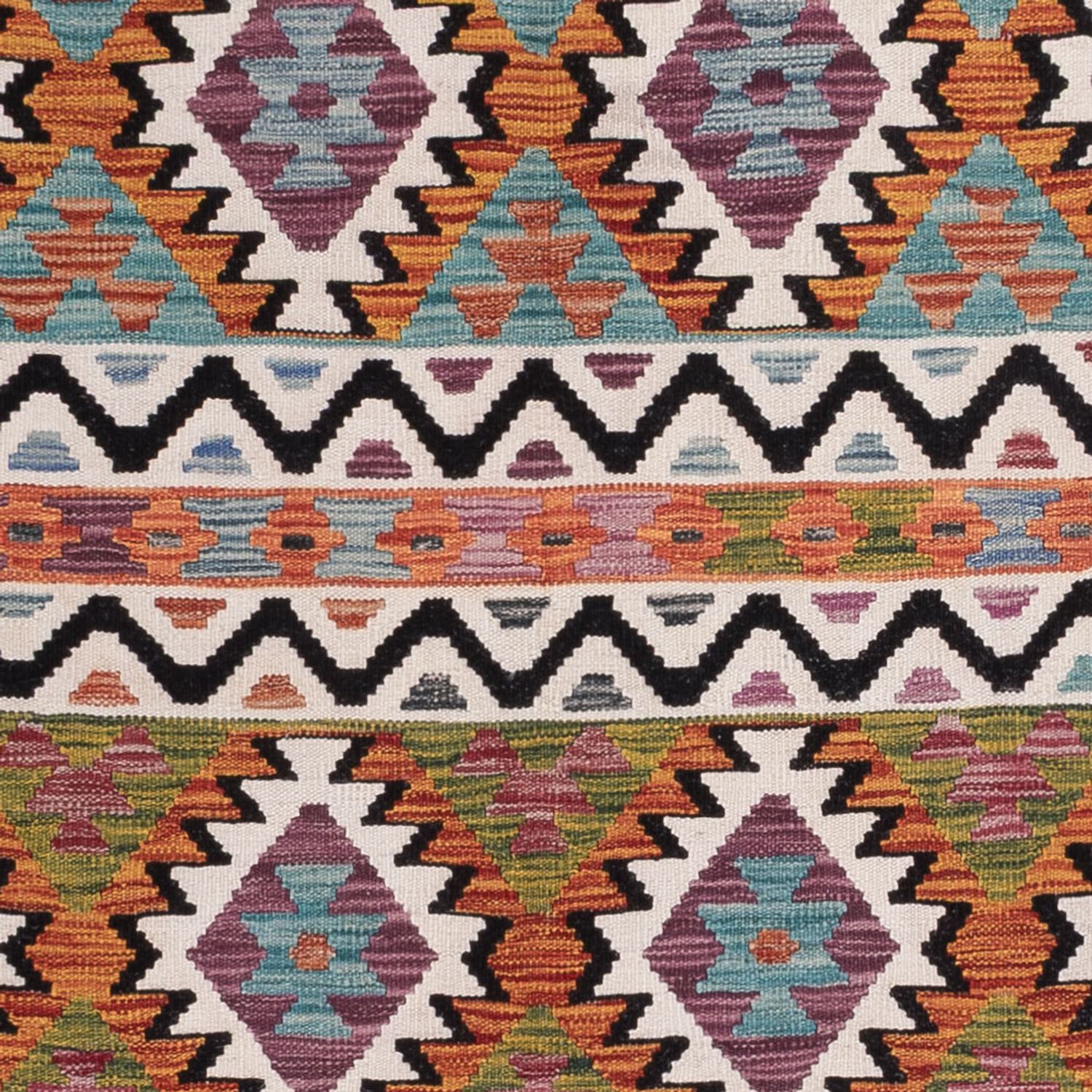 Kelim Rug - Splash - 245 x 183 cm - multicolored