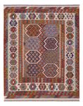 Kelim Rug - Splash - 195 x 158 cm - multicolored