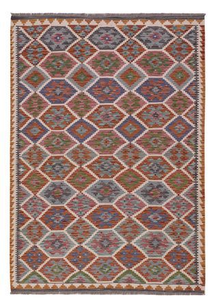 Kelim Rug - Splash - 204 x 146 cm - multicolored